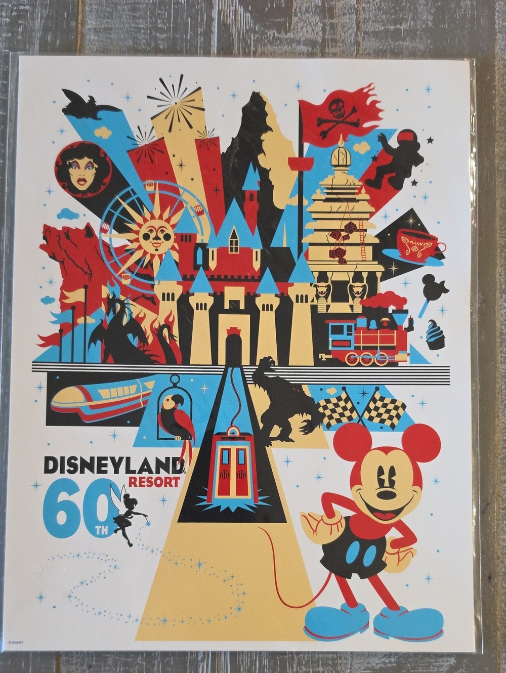 Disneyland Resort 60th Anniversary Diamond Celebration Commemorative Art Print